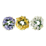 Maxbell Artificial Front Door Wreath Centerpieces Gift Decor for Window Home Wedding violet
