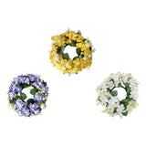 Maxbell Artificial Front Door Wreath Centerpieces Gift Decor for Window Home Wedding violet