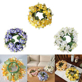 Maxbell Artificial Front Door Wreath Centerpieces Gift Decor for Window Home Wedding violet