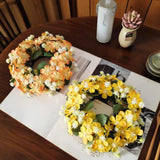 Maxbell Artificial Front Door Wreath Centerpieces Gift Decor for Window Home Wedding violet