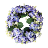 Maxbell Artificial Front Door Wreath Centerpieces Gift Decor for Window Home Wedding violet