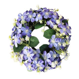 Maxbell Artificial Front Door Wreath Centerpieces Gift Decor for Window Home Wedding violet