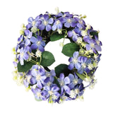 Maxbell Artificial Front Door Wreath Centerpieces Gift Decor for Window Home Wedding violet