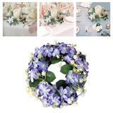 Maxbell Artificial Front Door Wreath Centerpieces Gift Decor for Window Home Wedding violet