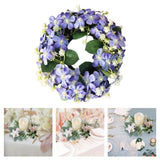 Maxbell Artificial Front Door Wreath Centerpieces Gift Decor for Window Home Wedding violet