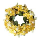 Maxbell Artificial Front Door Wreath Centerpieces Gift Decor for Window Home Wedding yellow