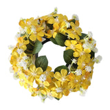 Maxbell Artificial Front Door Wreath Centerpieces Gift Decor for Window Home Wedding yellow
