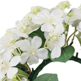 Maxbell Artificial Front Door Wreath Centerpieces Gift Decor for Window Home Wedding white
