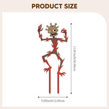 Maxbell Zombie Halloween Yard Stake Iron Art Ornament for Holiday Backyard Courtyard