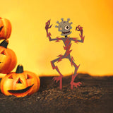 Maxbell Zombie Halloween Yard Stake Iron Art Ornament for Holiday Backyard Courtyard