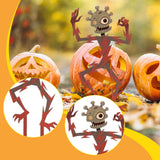 Maxbell Zombie Halloween Yard Stake Iron Art Ornament for Holiday Backyard Courtyard