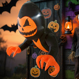 Maxbell 3.5 ft Halloween Inflatables Brokeout from Window for Garden Front Door Yard