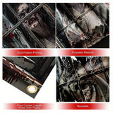 Maxbell 2Pcs Halloween Scary Window Cover Decorations 47.3x31.5 Inches without hook