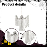 Maxbell Halloween Hanging Ghost Supplies Small Hanging Ornaments for Lawn Porch Yard