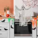 Maxbell Halloween Hanging Ghost Supplies Small Hanging Ornaments for Lawn Porch Yard