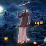 Maxbell Halloween Hanging Ghost Decoration Festival Light up Eyes Unique Lightweight