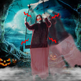 Maxbell Halloween Hanging Ghost Decoration Festival Light up Eyes Unique Lightweight