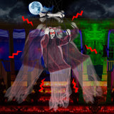 Maxbell Halloween Hanging Ghost Decoration Festival Light up Eyes Unique Lightweight