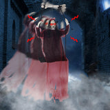 Maxbell Halloween Hanging Ghost Decoration Festival Light up Eyes Unique Lightweight