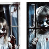 Maxbell Happy Halloween Wall Posters Scary Chilling Face Poster for Pub Party Office Style A