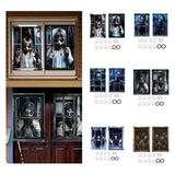 Maxbell Happy Halloween Wall Posters Scary Chilling Face Poster for Pub Party Office Style A