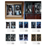 Maxbell Happy Halloween Wall Posters Scary Chilling Face Poster for Pub Party Office Style A