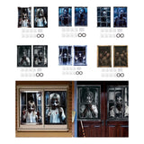 Maxbell Happy Halloween Wall Posters Scary Chilling Face Poster for Pub Party Office Style A