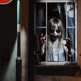 Maxbell Happy Halloween Wall Posters Scary Chilling Face Poster for Pub Party Office Style A