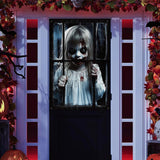 Maxbell Happy Halloween Wall Posters Scary Chilling Face Poster for Pub Party Office Style A