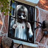 Maxbell Happy Halloween Wall Posters Scary Chilling Face Poster for Pub Party Office Style A