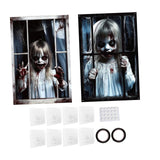 Maxbell Happy Halloween Wall Posters Scary Chilling Face Poster for Pub Party Office Style A