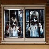 Maxbell Happy Halloween Wall Posters Scary Chilling Face Poster for Pub Party Office Style A