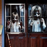 Maxbell Happy Halloween Wall Posters Scary Chilling Face Poster for Pub Party Office Style A