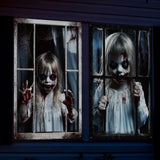 Maxbell Happy Halloween Wall Posters Scary Chilling Face Poster for Pub Party Office Style A