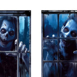 Maxbell Happy Halloween Wall Posters Scary Chilling Face Poster for Pub Party Office Style B