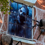 Maxbell Happy Halloween Wall Posters Scary Chilling Face Poster for Pub Party Office Style B