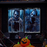 Maxbell Happy Halloween Wall Posters Scary Chilling Face Poster for Pub Party Office Style B