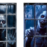 Maxbell Happy Halloween Wall Posters Scary Chilling Face Poster for Pub Party Office Style C