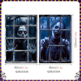 Maxbell Happy Halloween Wall Posters Scary Chilling Face Poster for Pub Party Office Style C