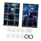 Maxbell Happy Halloween Wall Posters Scary Chilling Face Poster for Pub Party Office Style C