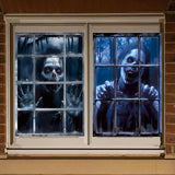 Maxbell Happy Halloween Wall Posters Scary Chilling Face Poster for Pub Party Office Style C