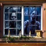 Maxbell Happy Halloween Wall Posters Scary Chilling Face Poster for Pub Party Office Style C