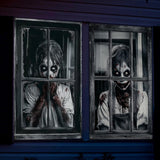 Maxbell Happy Halloween Wall Posters Scary Chilling Face Poster for Pub Party Office Style D