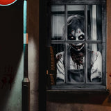 Maxbell Happy Halloween Wall Posters Scary Chilling Face Poster for Pub Party Office Style D
