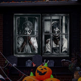 Maxbell Happy Halloween Wall Posters Scary Chilling Face Poster for Pub Party Office Style D
