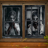 Maxbell Happy Halloween Wall Posters Scary Chilling Face Poster for Pub Party Office Style D