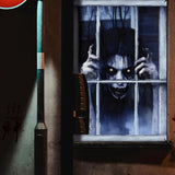 Maxbell Happy Halloween Wall Posters Scary Chilling Face Poster for Pub Party Office Style E