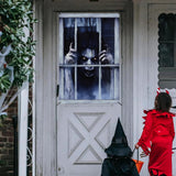Maxbell Happy Halloween Wall Posters Scary Chilling Face Poster for Pub Party Office Style E