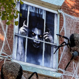 Maxbell Happy Halloween Wall Posters Scary Chilling Face Poster for Pub Party Office Style E
