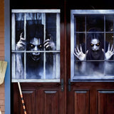 Maxbell Happy Halloween Wall Posters Scary Chilling Face Poster for Pub Party Office Style E